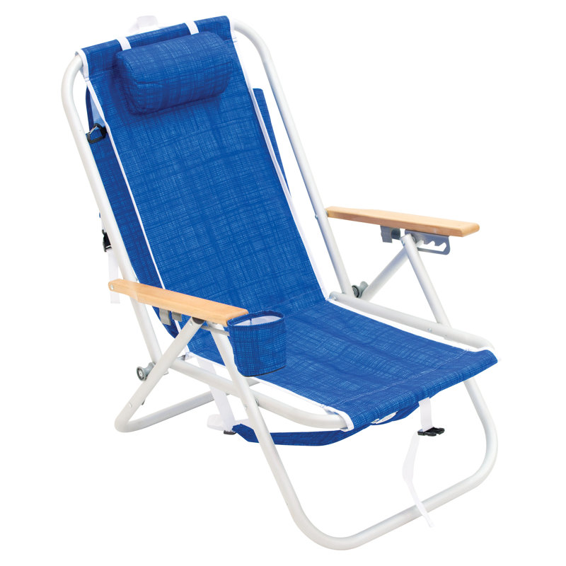 Rio Brands 4Position Aluminum Backpack Reclining Beach Chair & Reviews